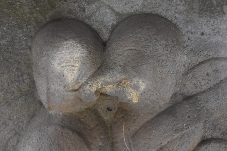 Just a couple of elephant-gods tangling their trunks together.