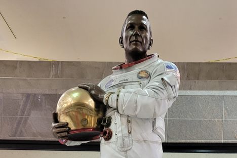 "Jack" Swigert statue at Denver International Airport