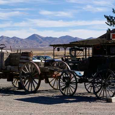 The Middlegate Station roadhouse in Nevada has existed since the Pony Express era
