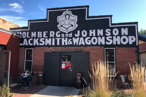 Holmberg and Johnson Blacksmith & Wagonshop.