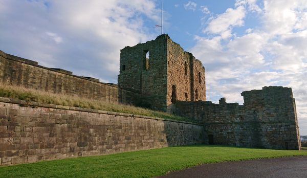Tynemouth Priory and Castle in Tynemouth, England