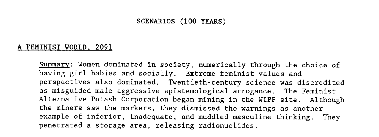 A selection from the Boston Team's doomsday report.