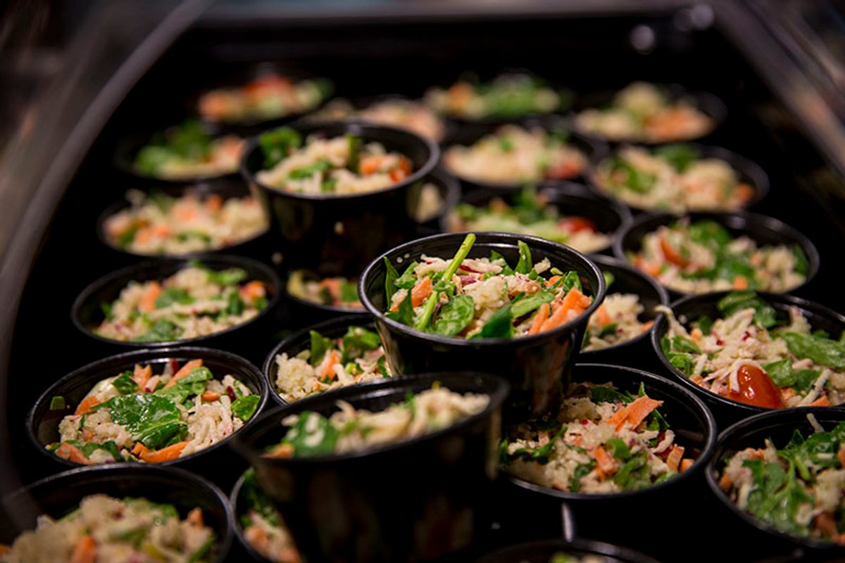 A herring egg dish prepared at the hospital.