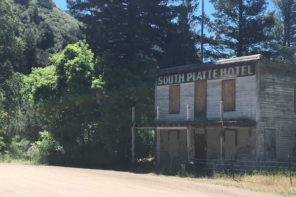 The South Platte Hotel on a hot July day.