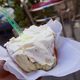 Some versions, like this one from Palermo, come with whipped cream on top of the gelato. 