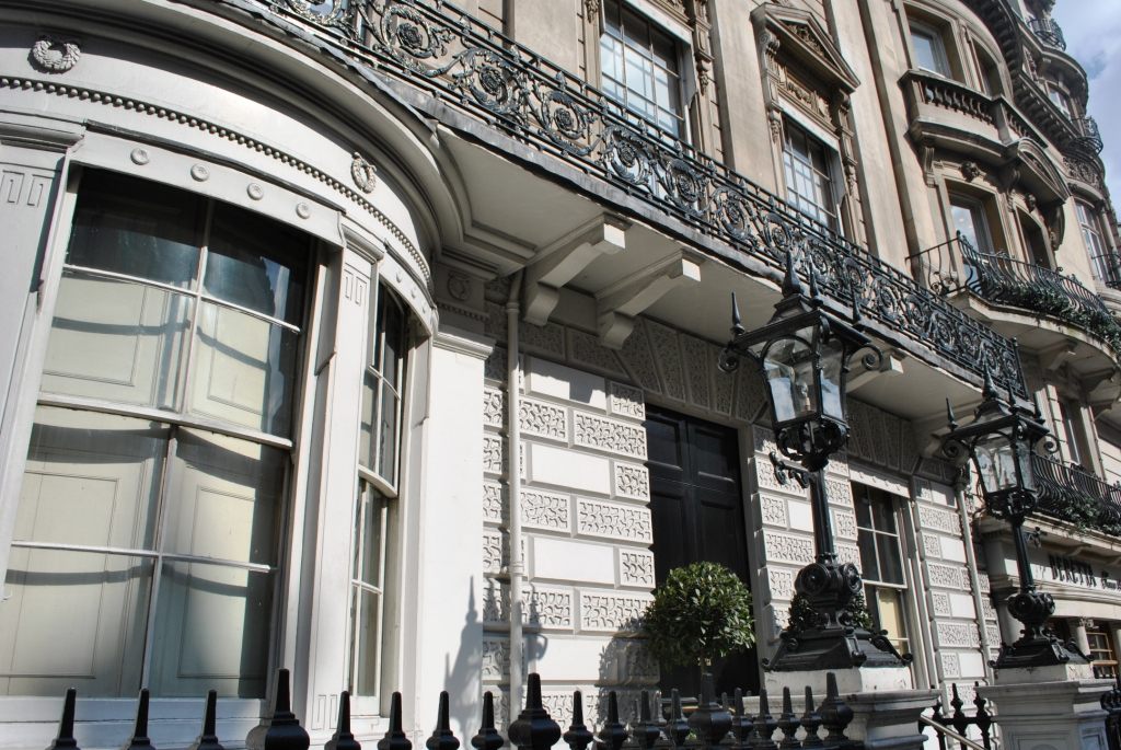 White's Club today—what's happening behind those curtains?