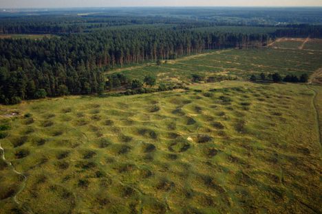 Grime's Graves Neolithic flint mines.