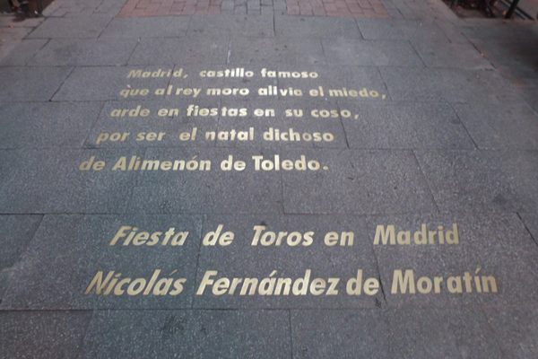 Inscriptions on the Pavement of Huertas Street
