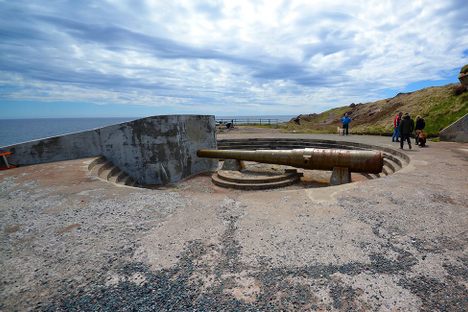 Gun at Cape Spear Battery.