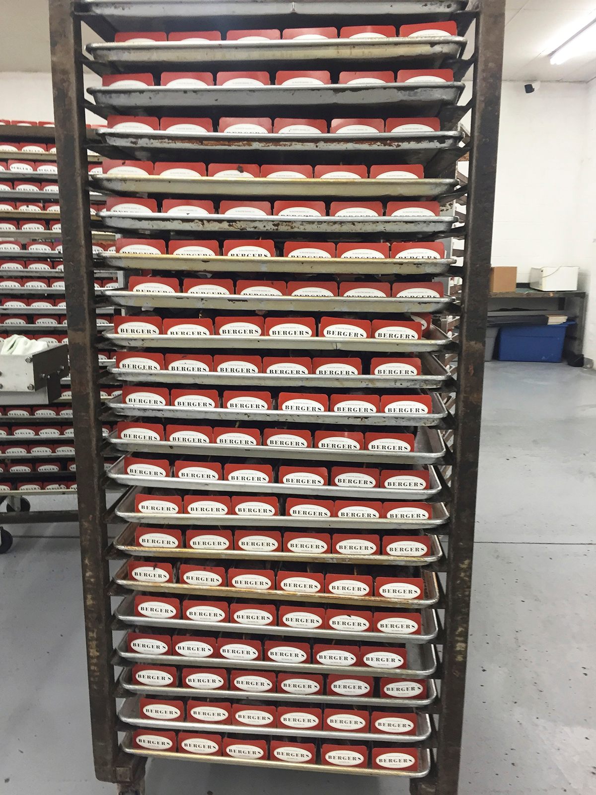 Berger Cookies at the factory. 