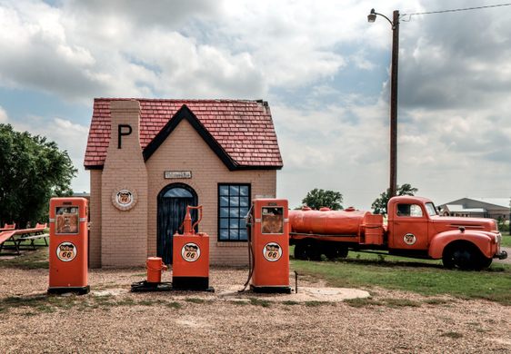 1929 Phillips 66 Station – McLean, Texas - Atlas Obscura
