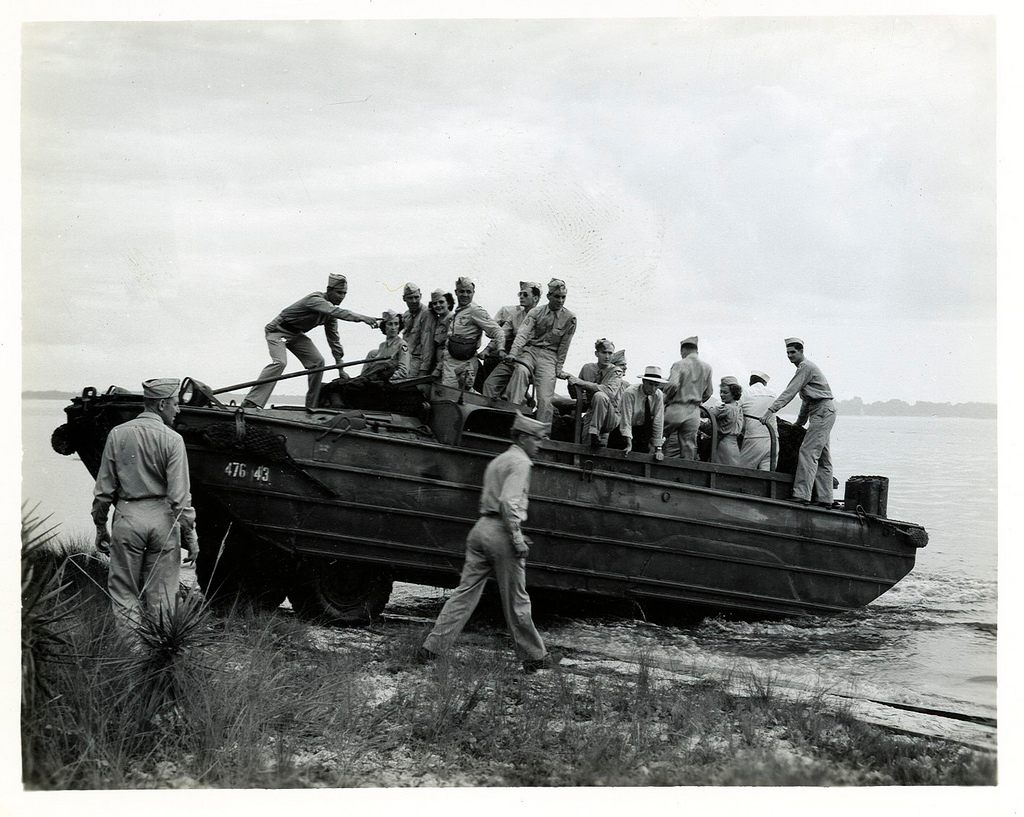 160 DUKW at Tyndall Field, Florida WWII, c 1942