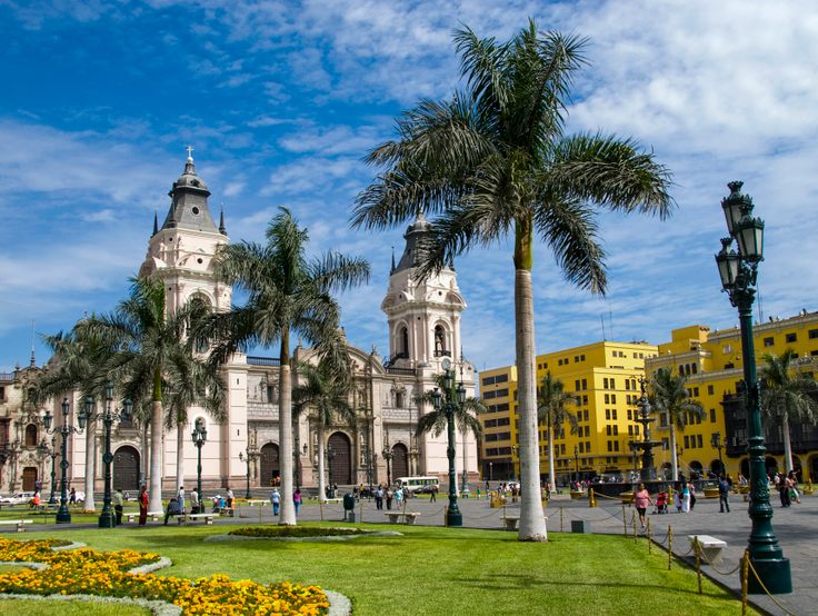 Lima main square and cathedral