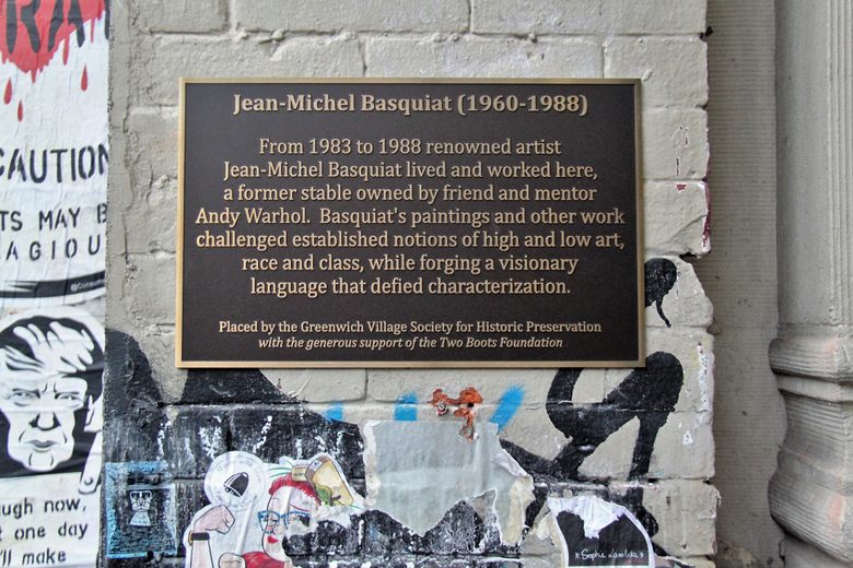 Jean-Michel Basquiat Commemorative Plaque – New York, New York - Atlas  Obscura