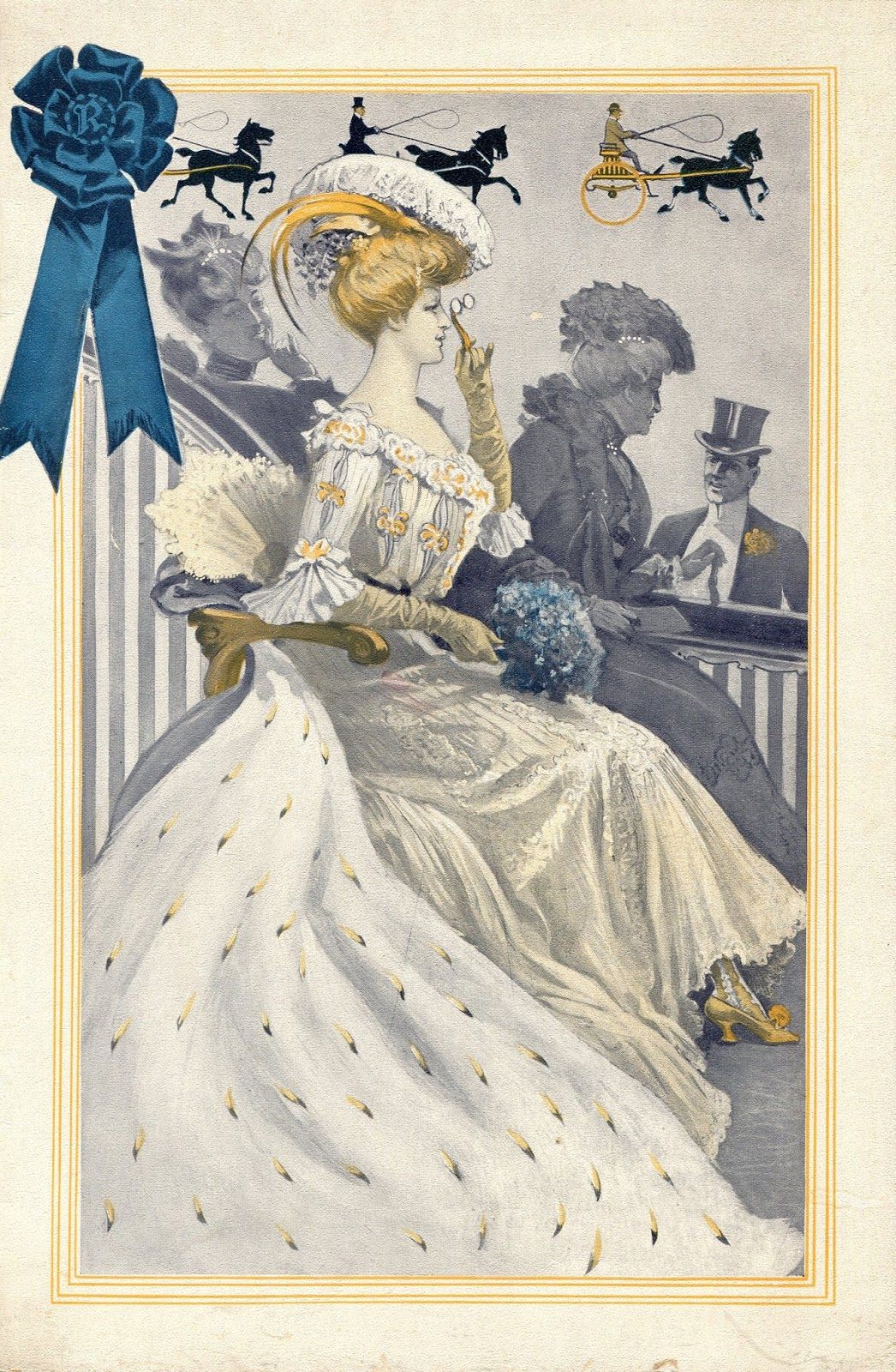 A menu from Rector's, a Gilded-Age restaurant in New York. 