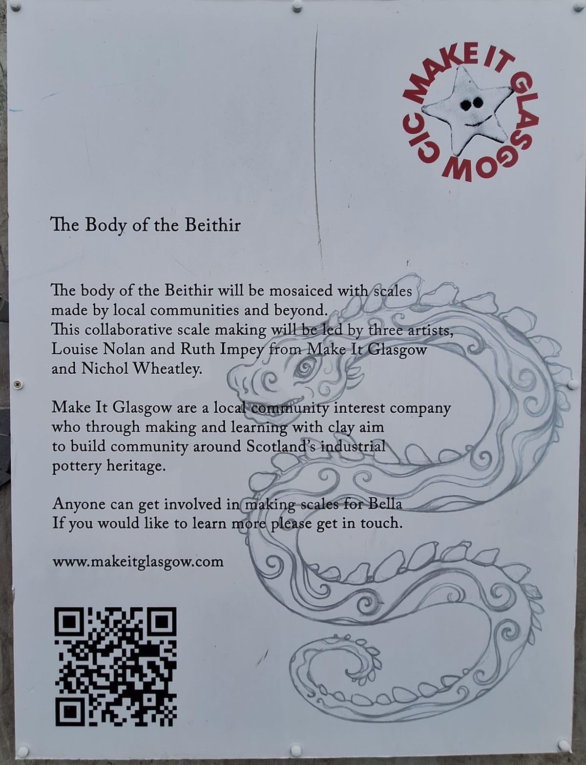 Bella the Beithir – Glasgow, Scotland - Atlas Obscura