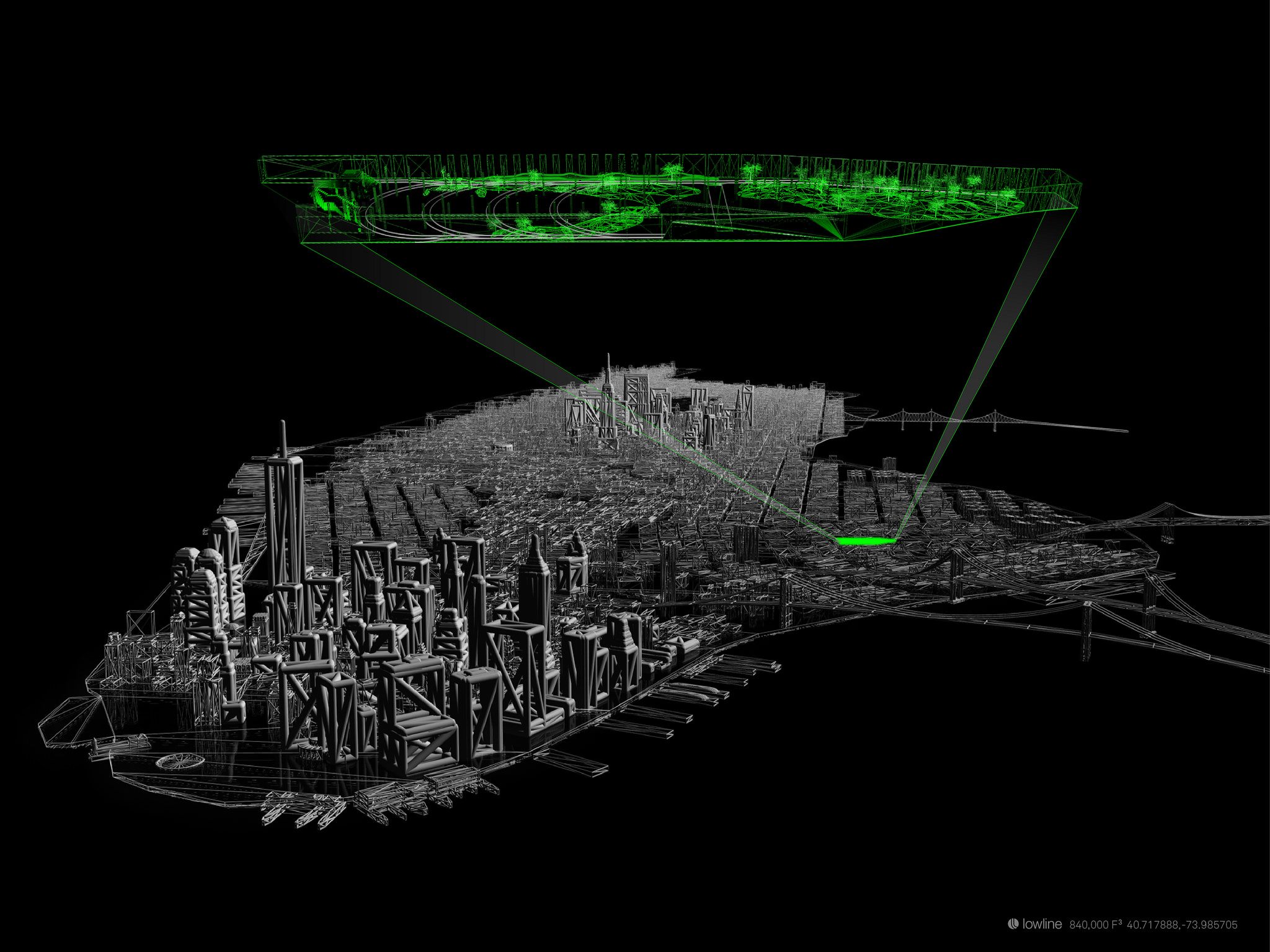 The Lowline will be located on Manhattan's Lower East Side