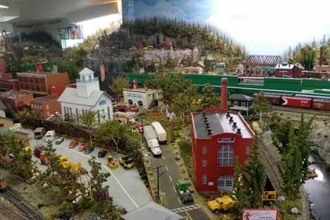 The model railroad.