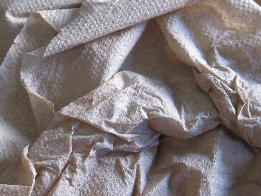 A crumpled napkin.