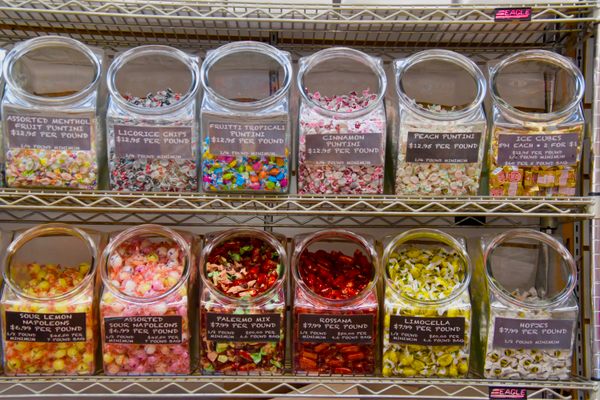 Confections of all kinds.