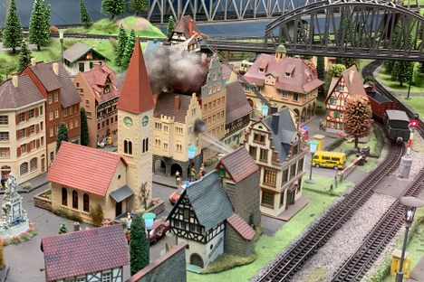 Düsseldorf Central Station’s Model Railway