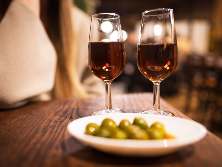 Vermouth with olive tapas, Barcelona
