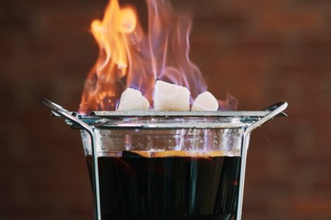 The punch is equal parts delicious drink and light show.