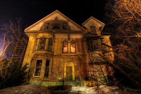 Not the family's actual house.