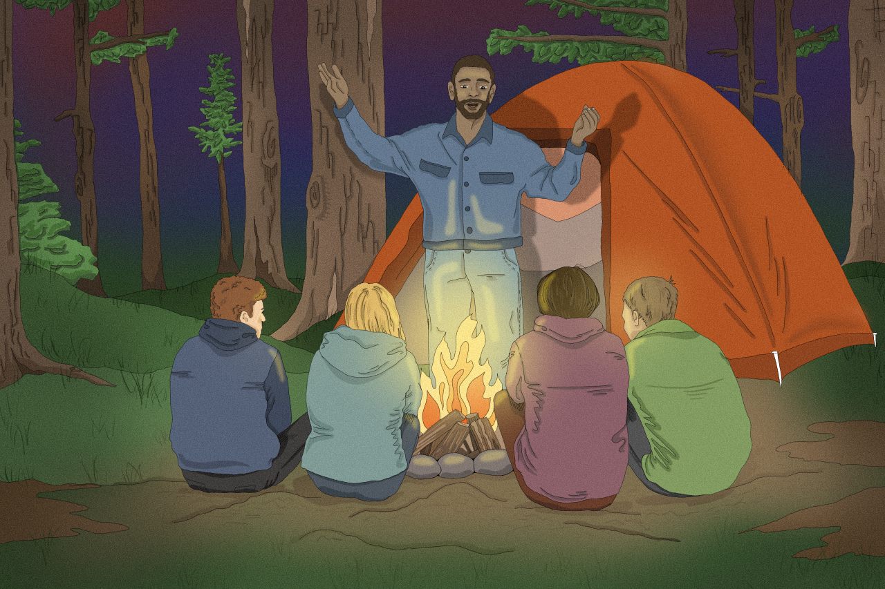 Sharing tales over a campfire is one of the oldest forms of entertainment for our species.