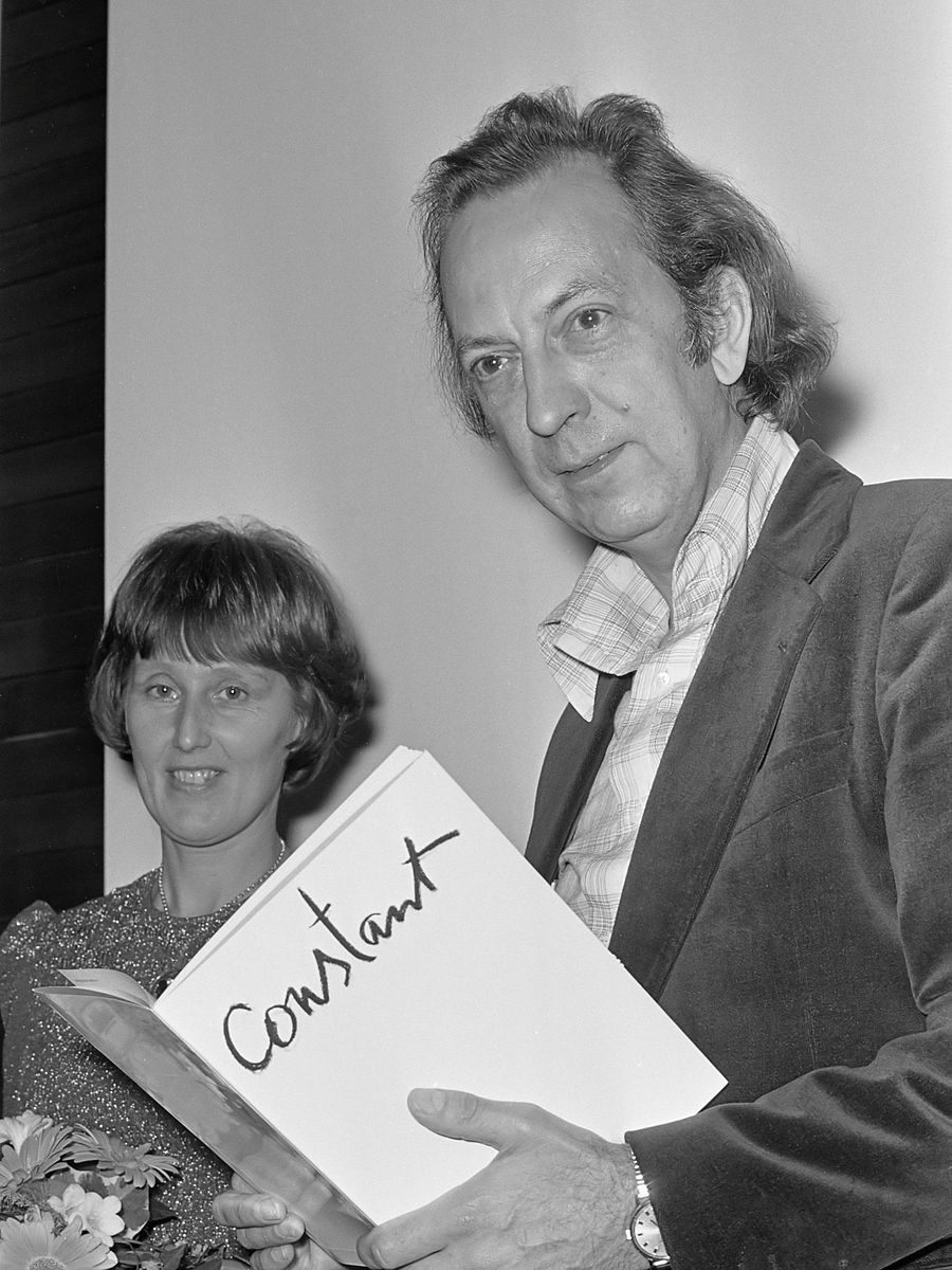 Constant Nieuwenhuys in 1974, the year he stopped working on New Babylon.