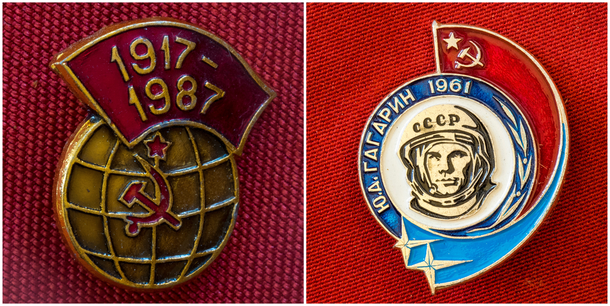 USSR Labour Veteran of Scientific and Production Association Medal Badge 