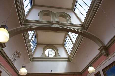 Skylight above temporary exhibitions  room