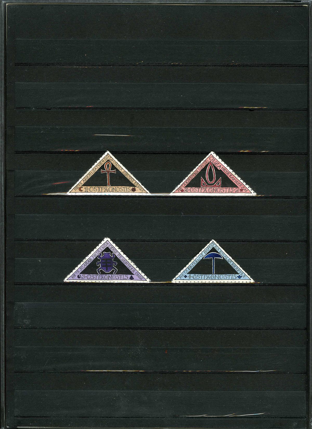 <em>Gnostis. 1949. Magical Symbols</em>, 1972, Donald Evans.