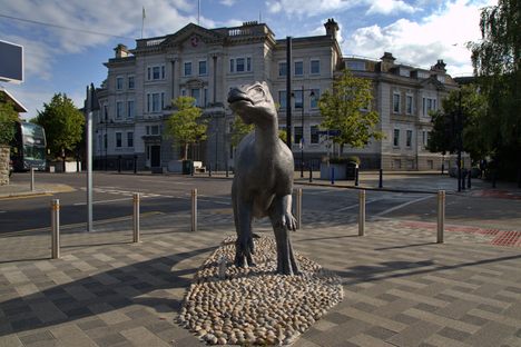 Iguanodon Statue