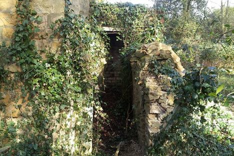 Groundskeepers house outhouse