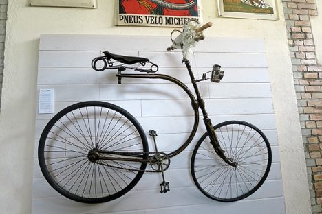 An antique bike.