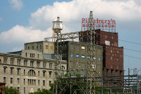The old Pillsbury A-Mill building.