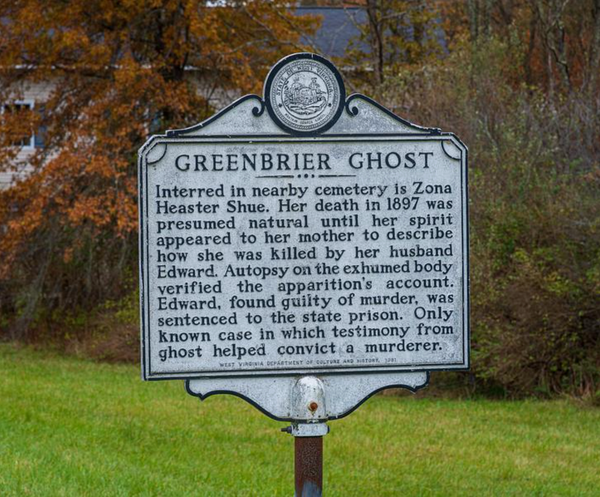 Greenbrier Ghost of Sam Black Church in West Virginia