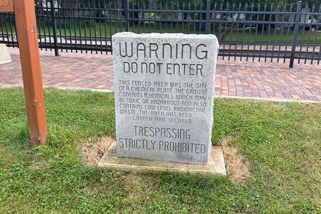 Toxic Town Marker 