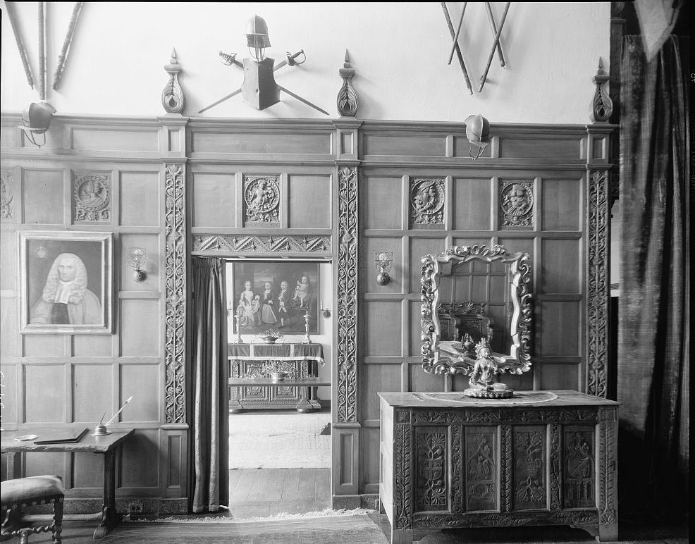 The interior of Virginia House, 1929. 