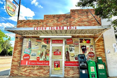 The Coney Island Cafe opened in 1923 and has become a legendary locale in Hattiesburg, Mississippi.