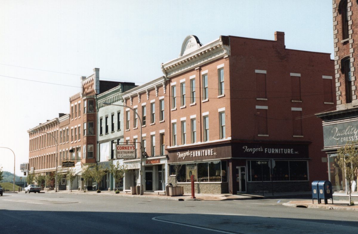 Corkey's Restaurant, Amsterdam, New York, May 1981.
