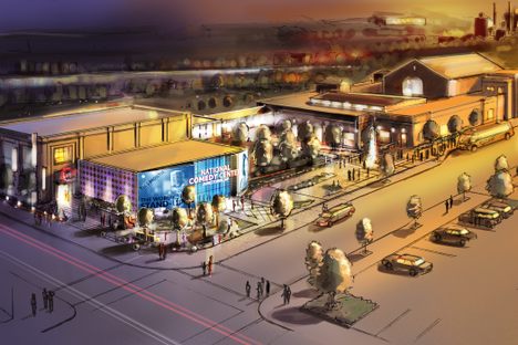 What the National Comedy Center may look like once completed.