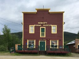 The Keno City Mining Museum is housed in Jackson Hall