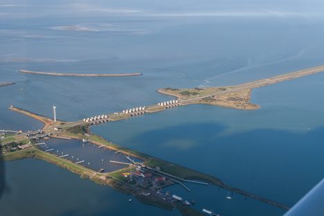 The Afsluitdijk.