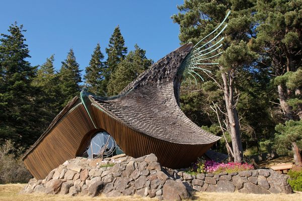 Another view of the Sea Ranch Chapel.