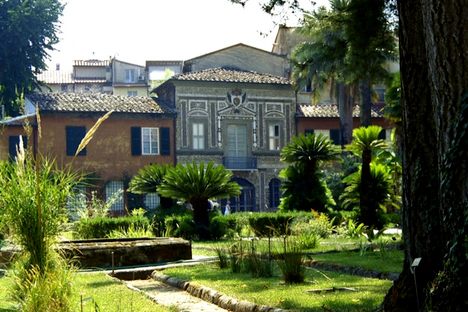 The old botany institute at the Botanical Garden of Pisa