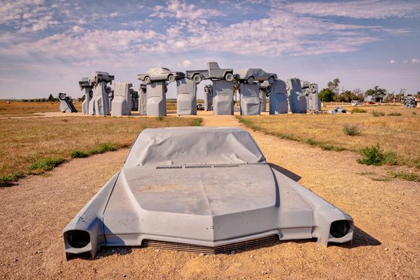 Carhenge from the front