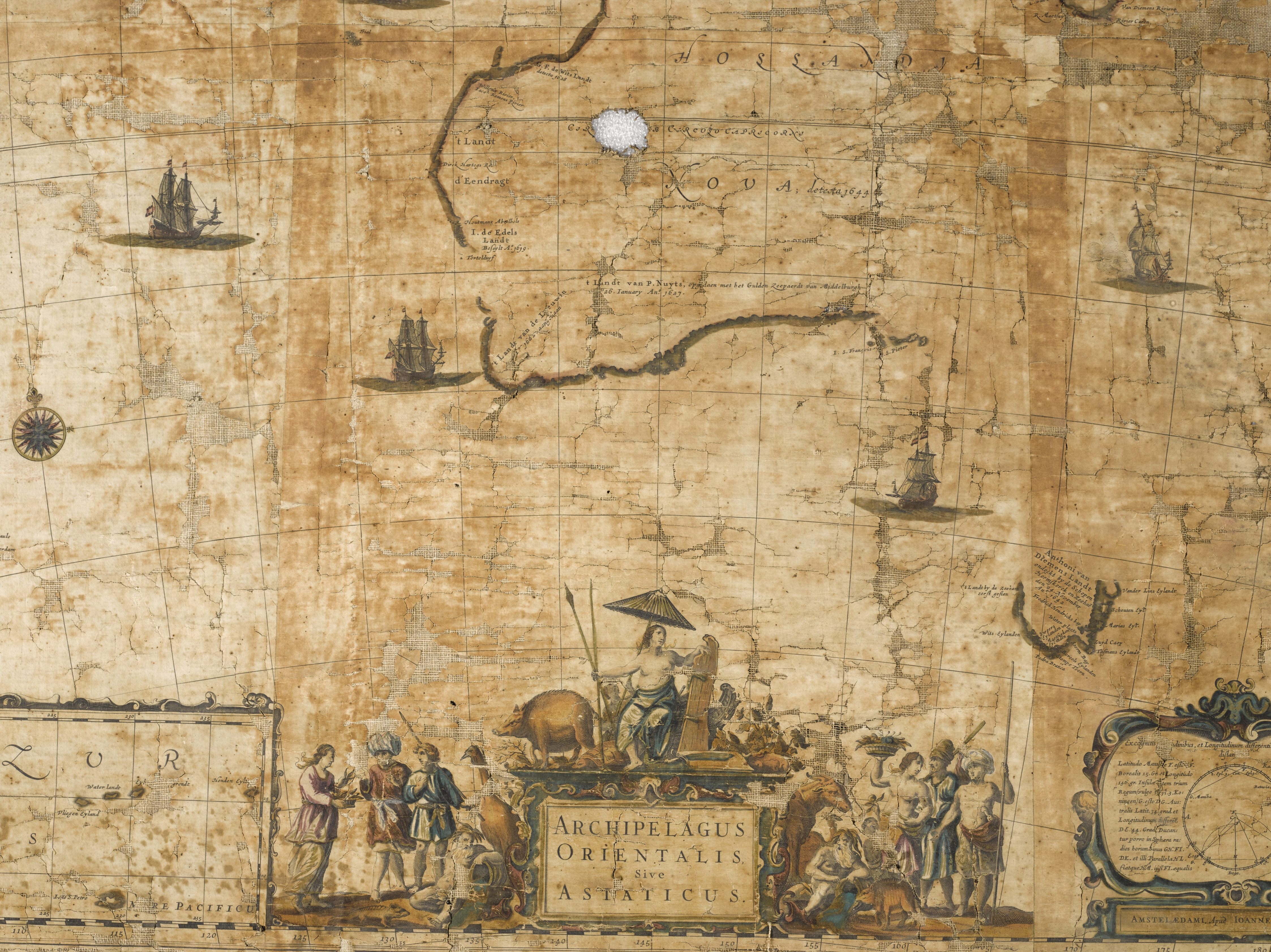A detail of "Archipelagus orientalis sive Asiaticus" by Joan Blaeu