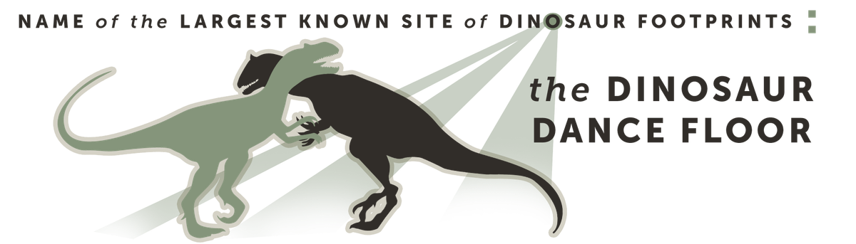 Name of the largest known site of dinosaur footprints